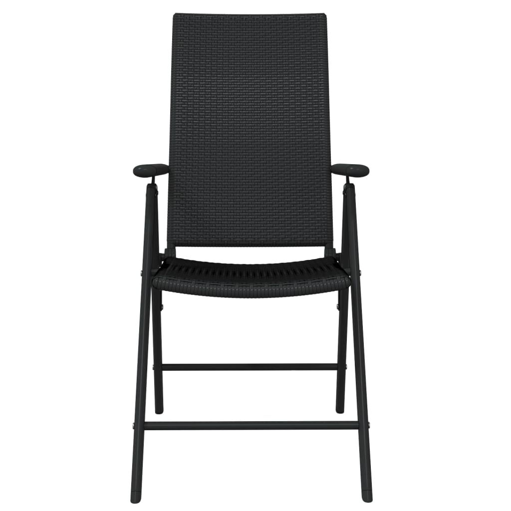 Garden Dining Set Black