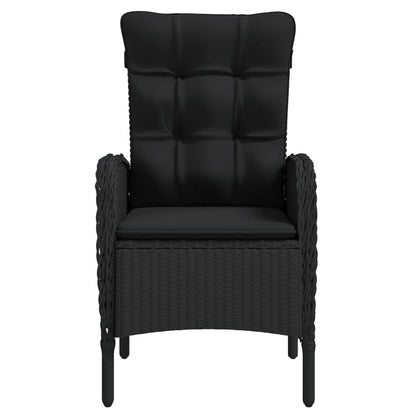 Garden Dining Set Black