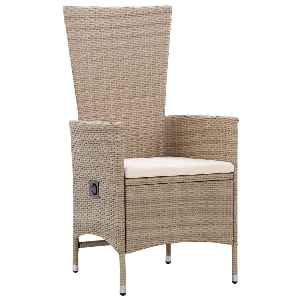 Garden Dining Set Beige