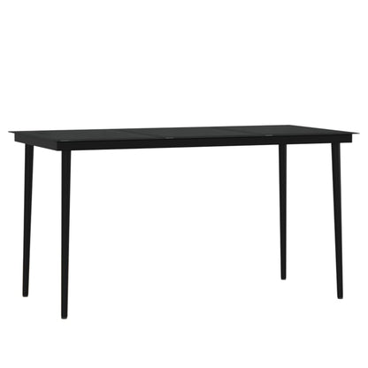 Garden Dining Set Brown