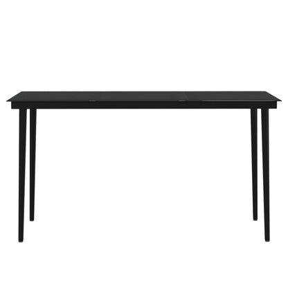 Garden Dining Set Brown