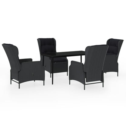Garden Dining Set Dark grey