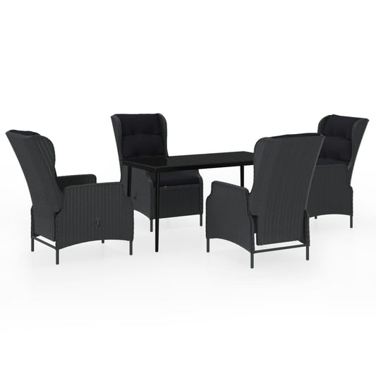 Garden Dining Set Dark grey