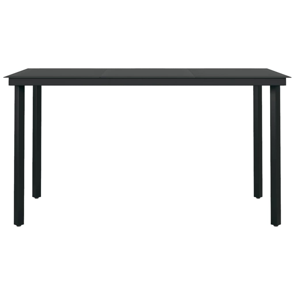 Garden Dining Set Grey, Dark Grey, Black