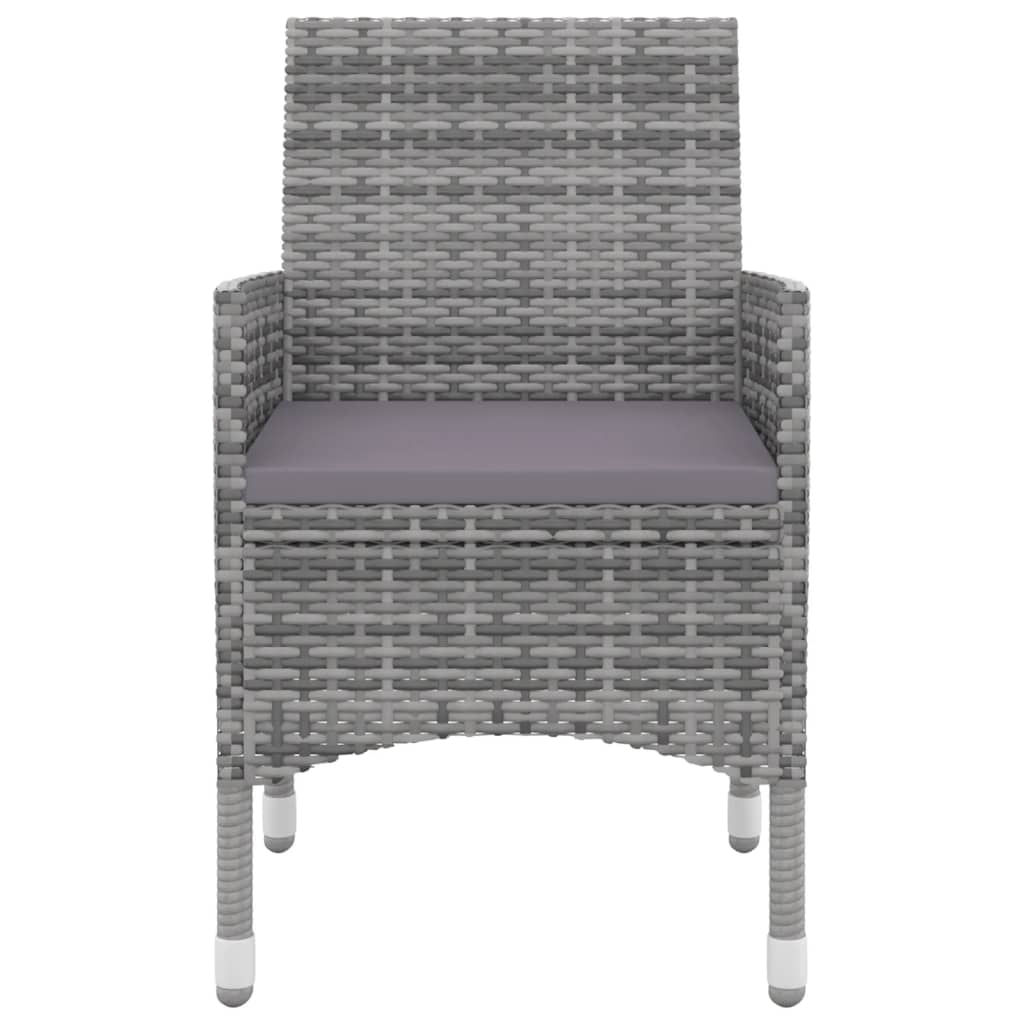 Garden Dining Set Grey PE rattan Large Suitable for Many