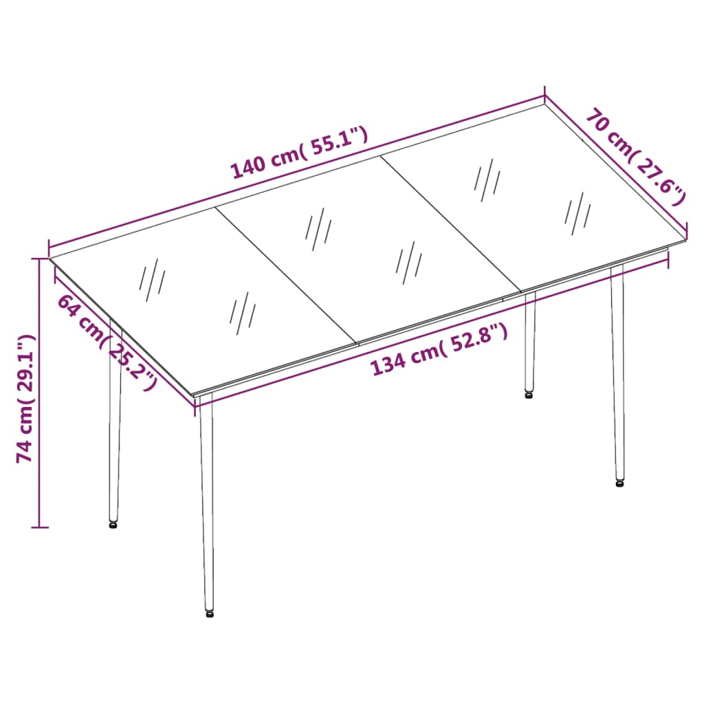 Garden Dining Set Grey PE rattan Large Suitable for Many