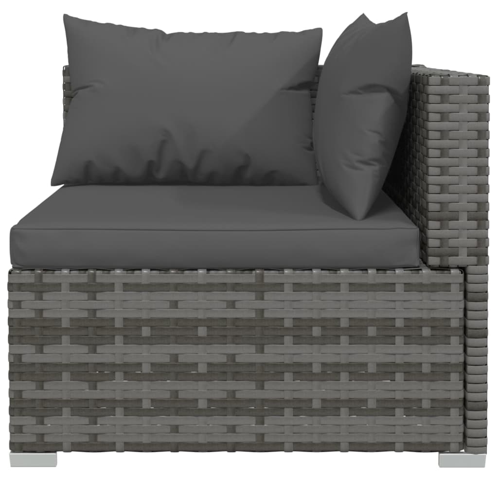 Garden Lounge Set Grey and Anthracite