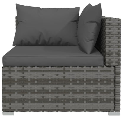 Garden Lounge Set Grey and Anthracite