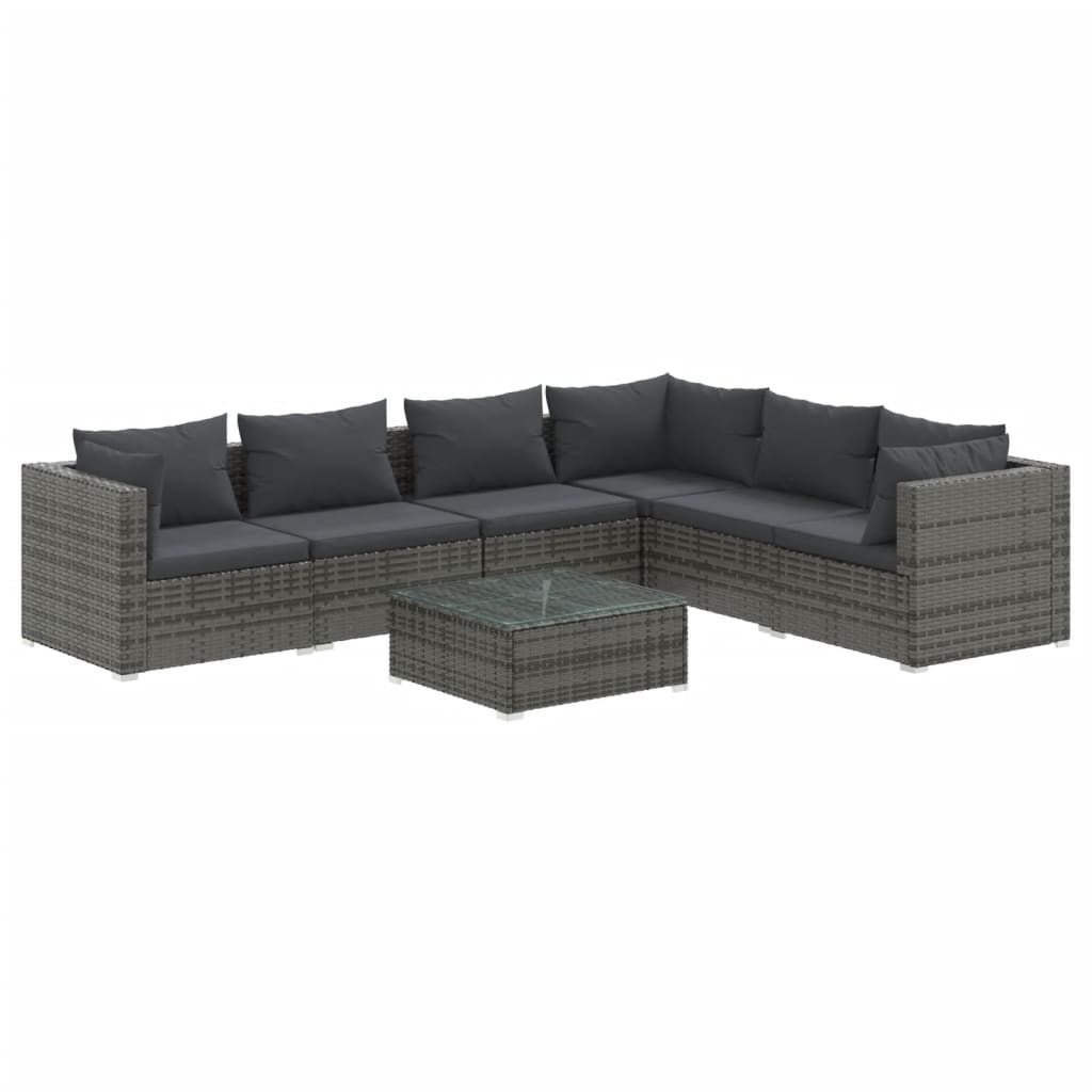 Garden Lounge Set Grey, Anthracite