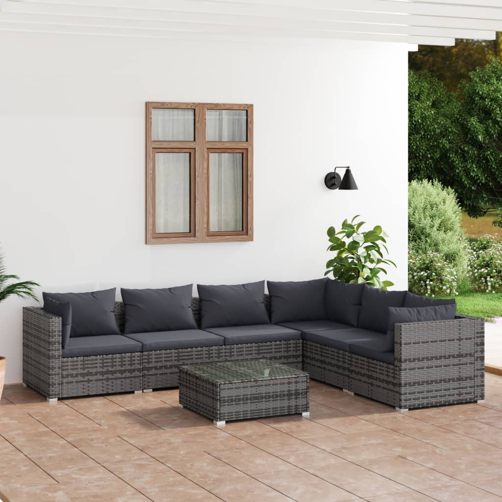 Garden Lounge Set Grey, Anthracite