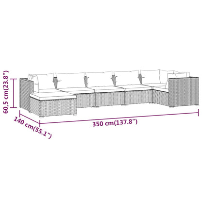 Patio Lounge Set Brown, Cinnamon Red