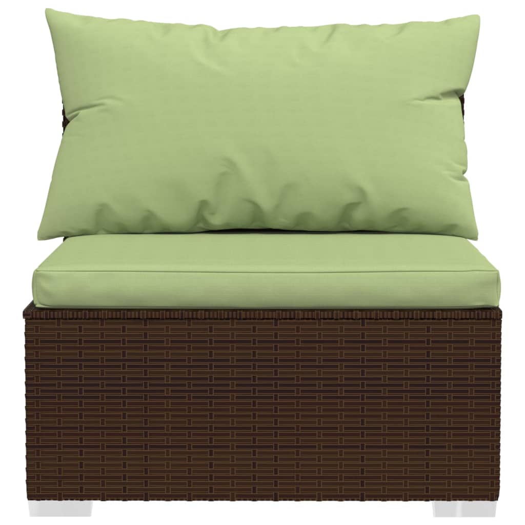Garden Lounge Set Brown