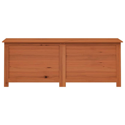 Cushion Box Brown Solid Fir Wood Medium Cushion Box Rectangular