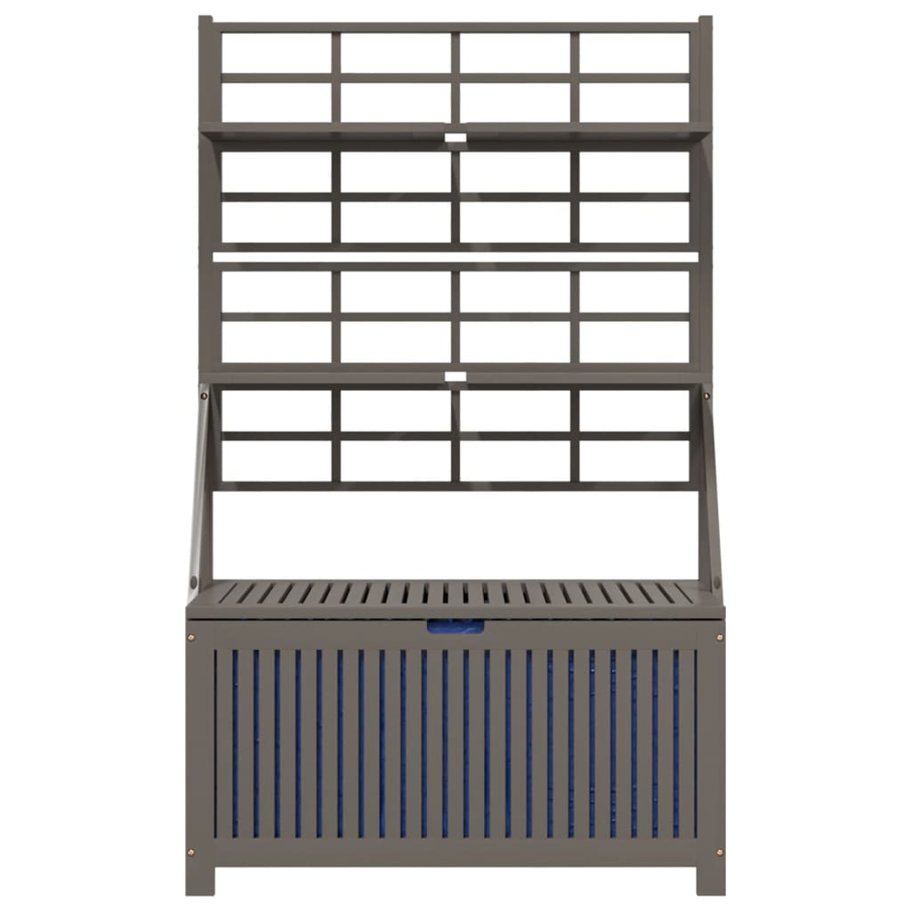 Storage Box Grey Solid Acacia wood Large Storage Box