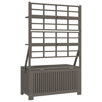 Storage Box Grey Solid Acacia wood Large Storage Box