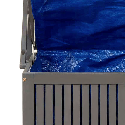 Storage Box Grey Solid Acacia wood Large Storage Box