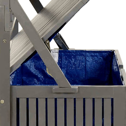 Storage Box Grey Solid Acacia wood Large Storage Box