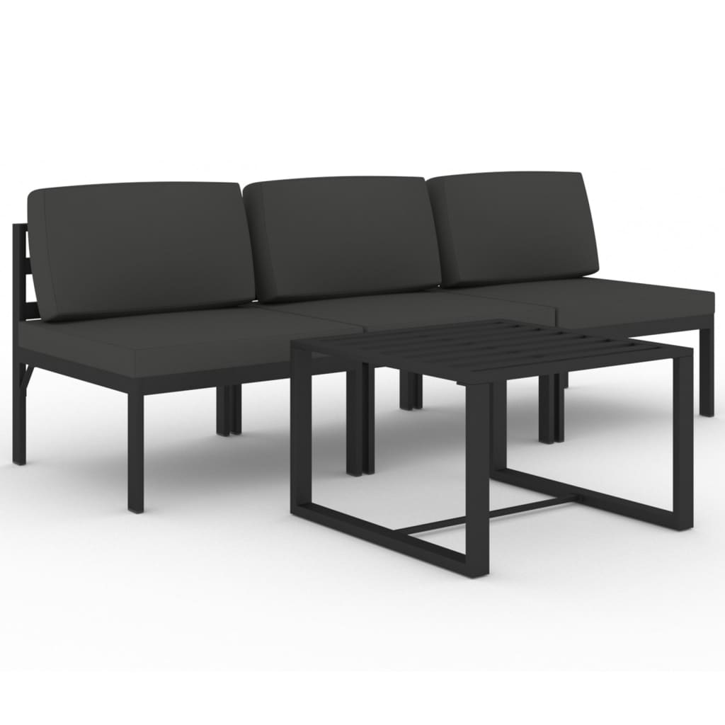 Garden Lounge Set Anthracite