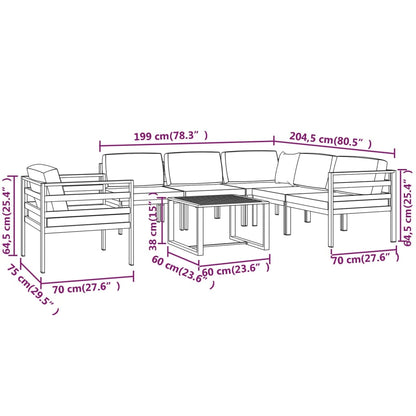 Patio Lounge Set Modular Garden Lounge Set Rectangular Modern