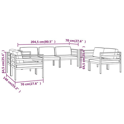 Garden Lounge Set Anthracite