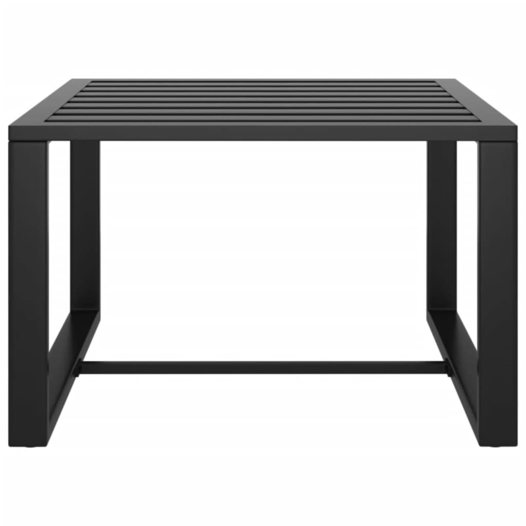Garden Lounge Set Anthracite Aluminum, Polyester Standard Modular
