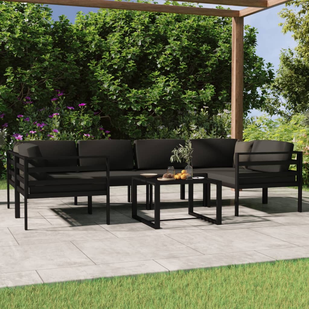 Garden Lounge Set Anthracite