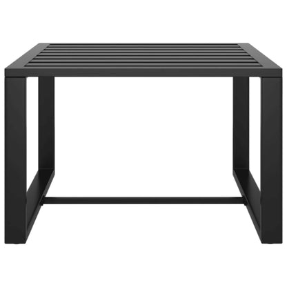 10 Piece Patio Lounge Set with Cushions Aluminum Anthracite