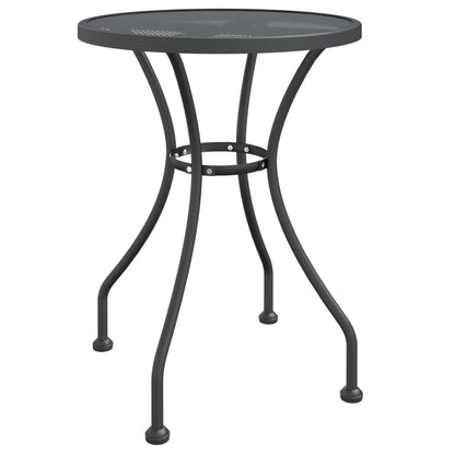 Garden Dining Set Anthracite Expanded metal mesh with e-coating