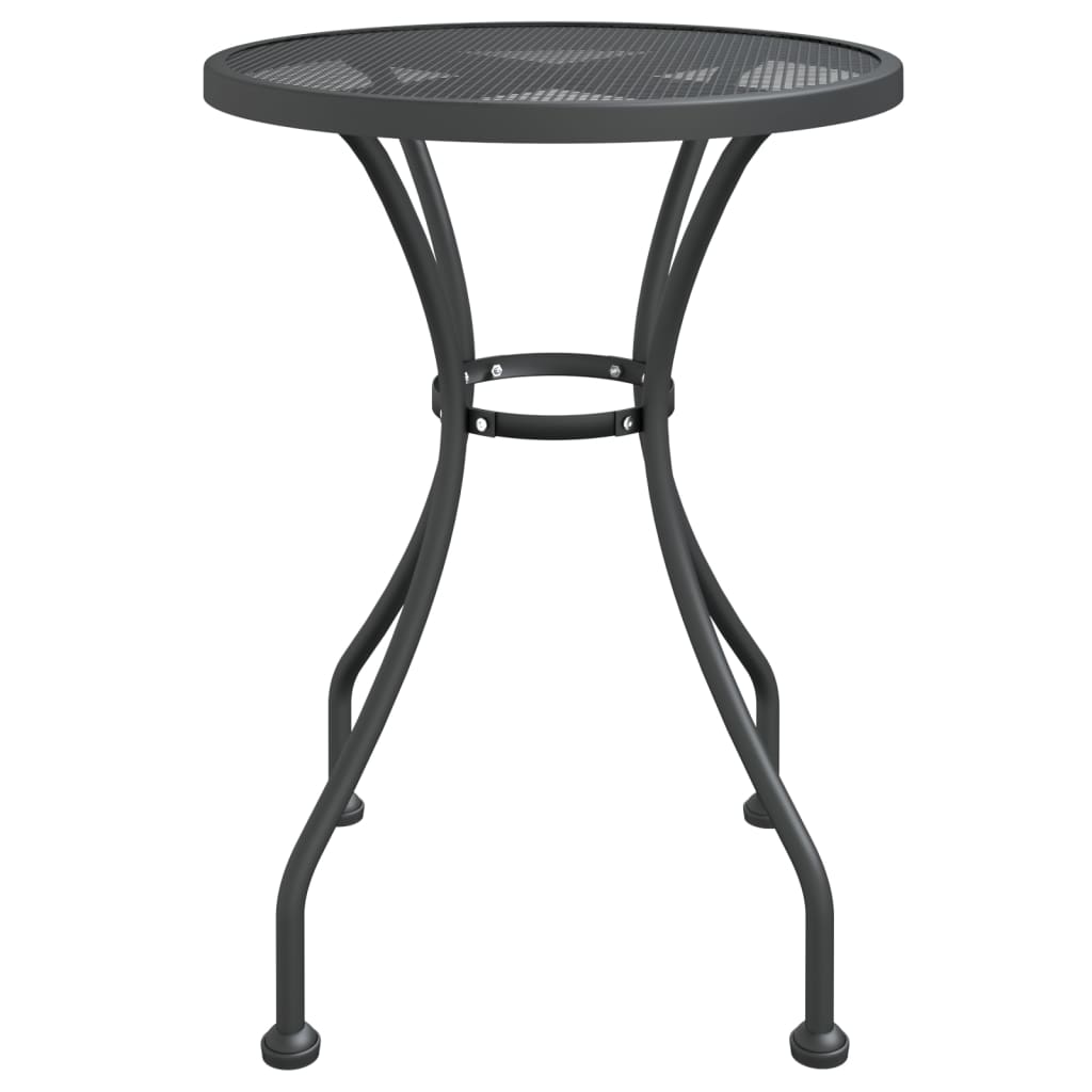 Garden Dining Set Anthracite Expanded metal mesh with e-coating