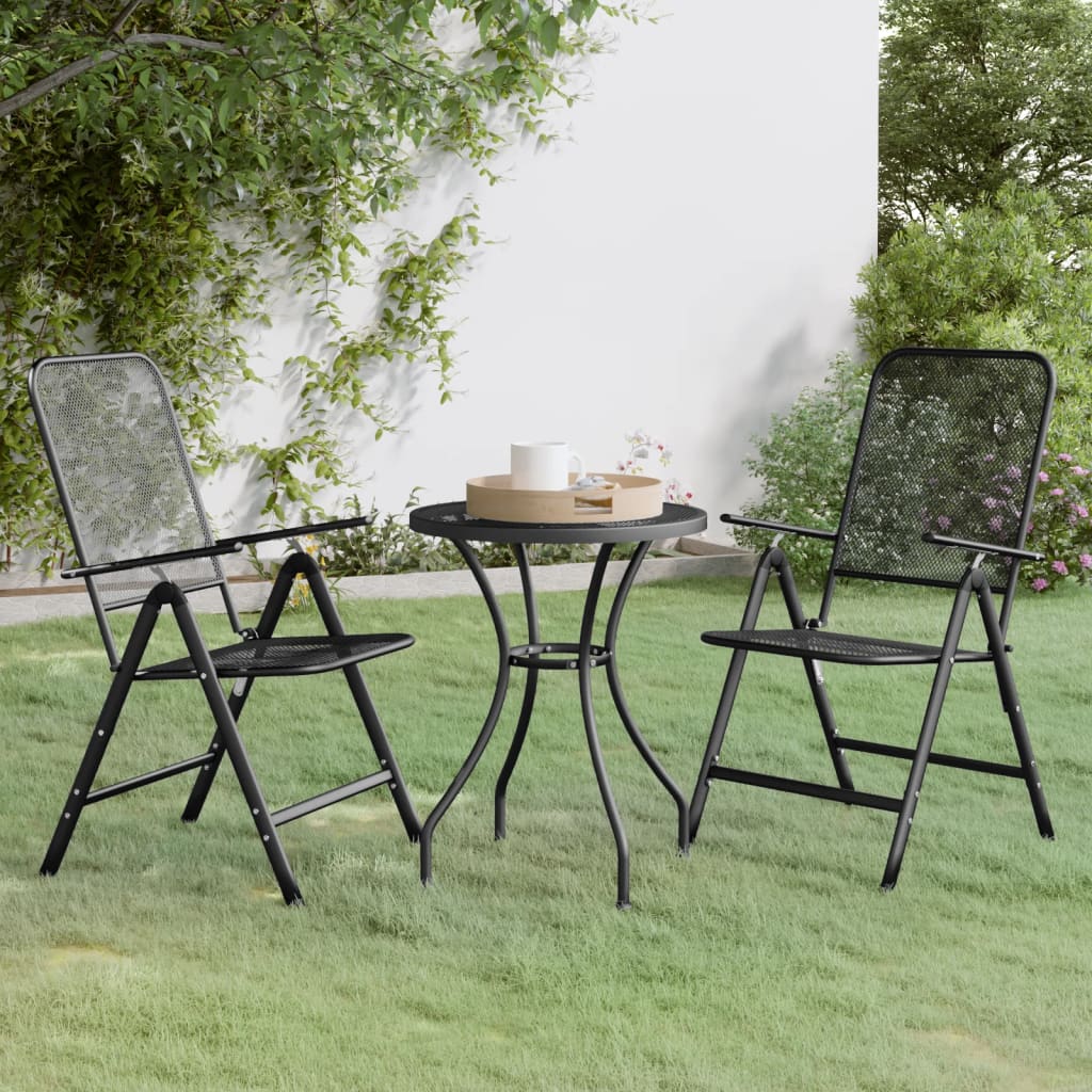 Garden Dining Set Anthracite