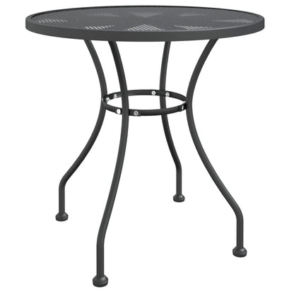 Garden Dining Set Anthracite Expanded metal mesh with e-coating