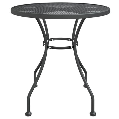 Garden Dining Set Anthracite Expanded metal mesh with e-coating