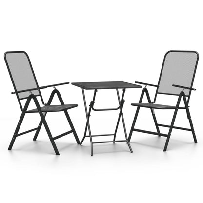 Garden Dining Set Anthracite