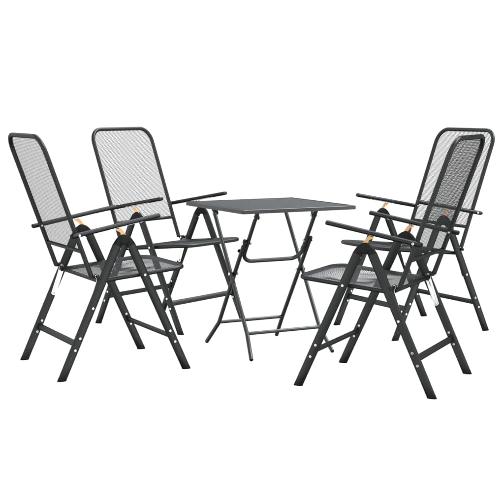 Garden Dining Set Anthracite