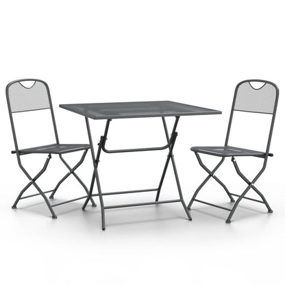 Garden Dining Set Anthracite