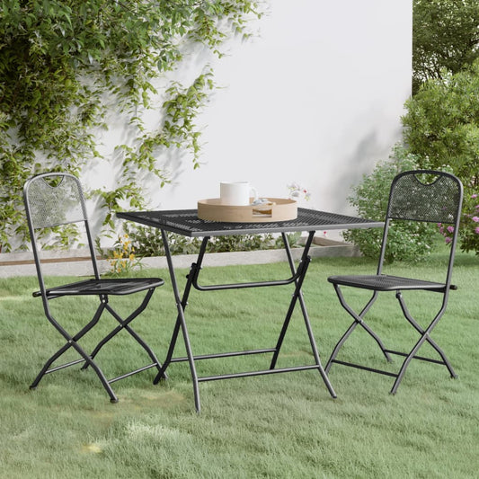 Garden Dining Set Anthracite