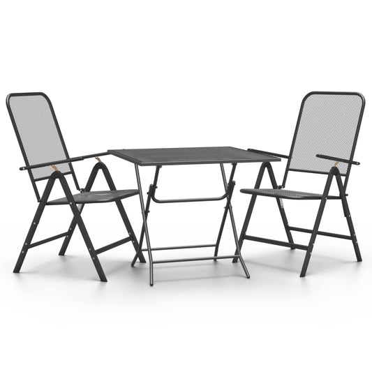 Garden Dining Set Anthracite
