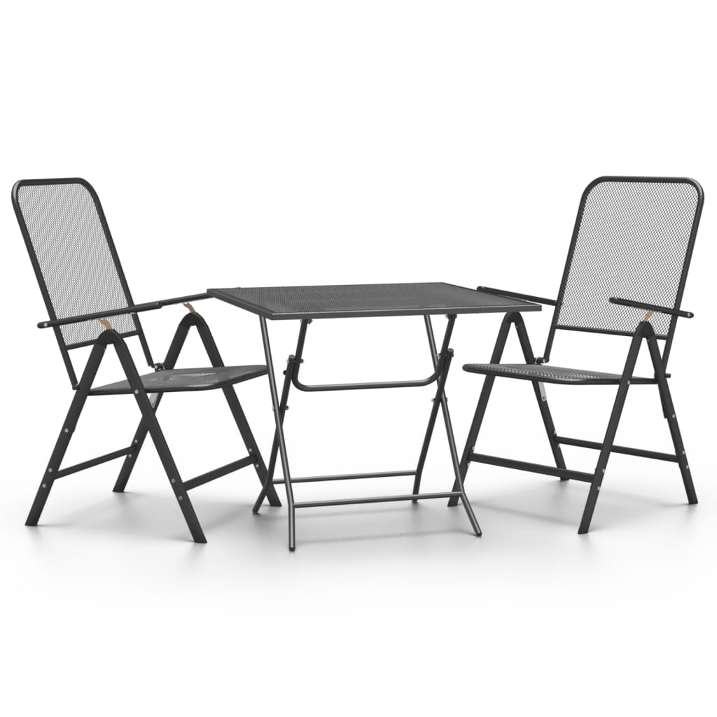 Garden Dining Set Anthracite