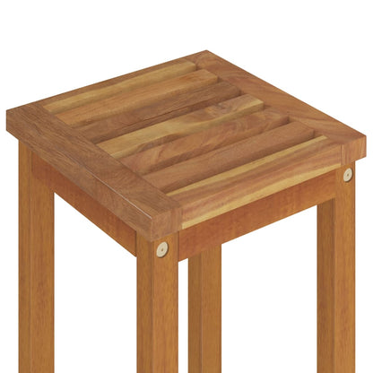 Garden Bar Set Brown Solid Acacia wood Medium Footrest