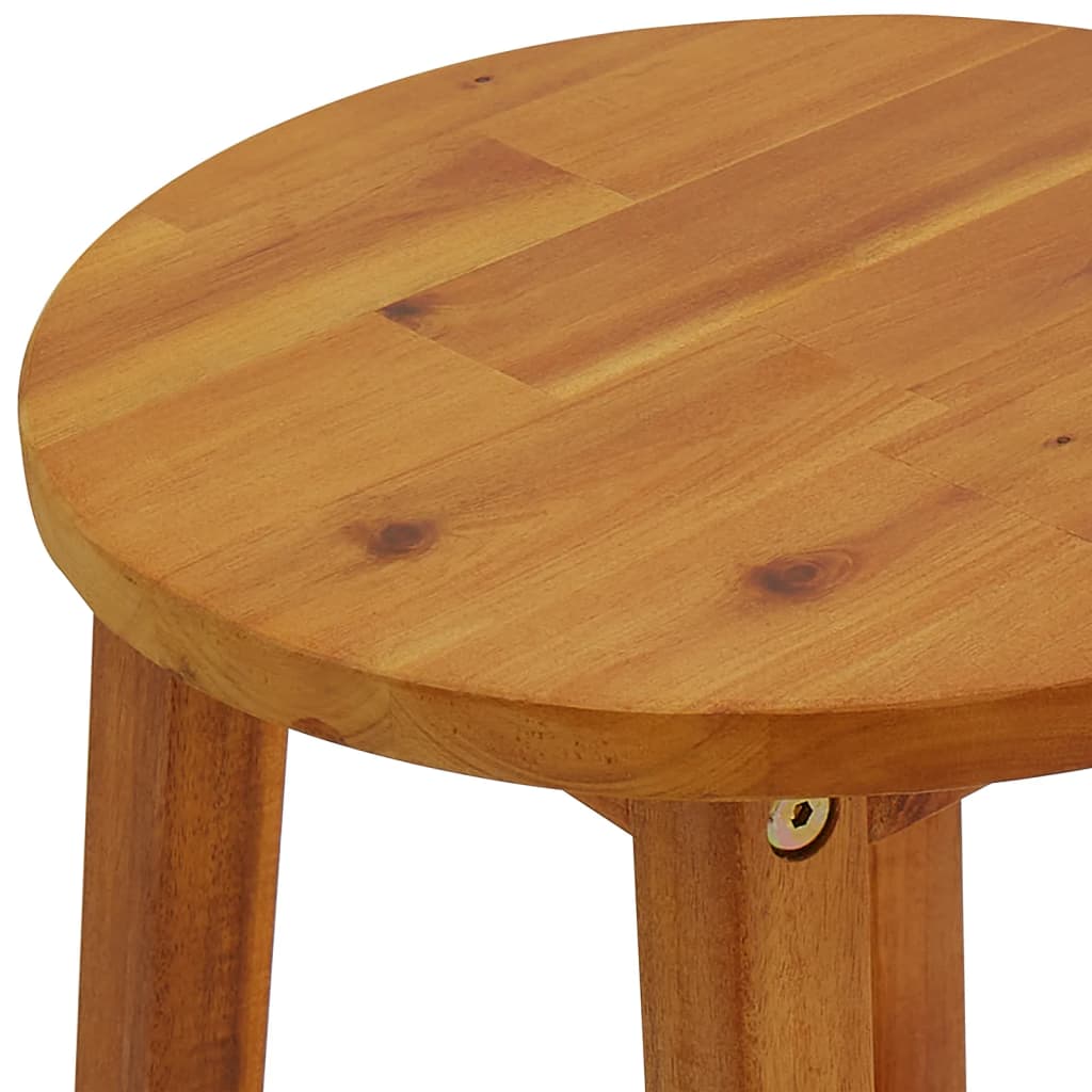 Garden Bar Set Natural wood Solid Acacia wood 3 Piece Set
