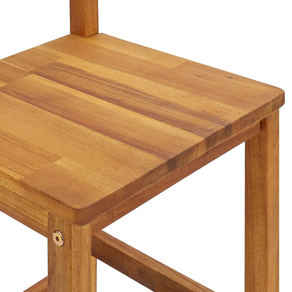 Garden Bar Set Natural Wood Solid Acacia wood Medium Durable