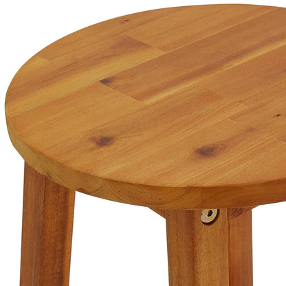 Garden Bar Set Natural Wood Solid Acacia Wood Large Durable