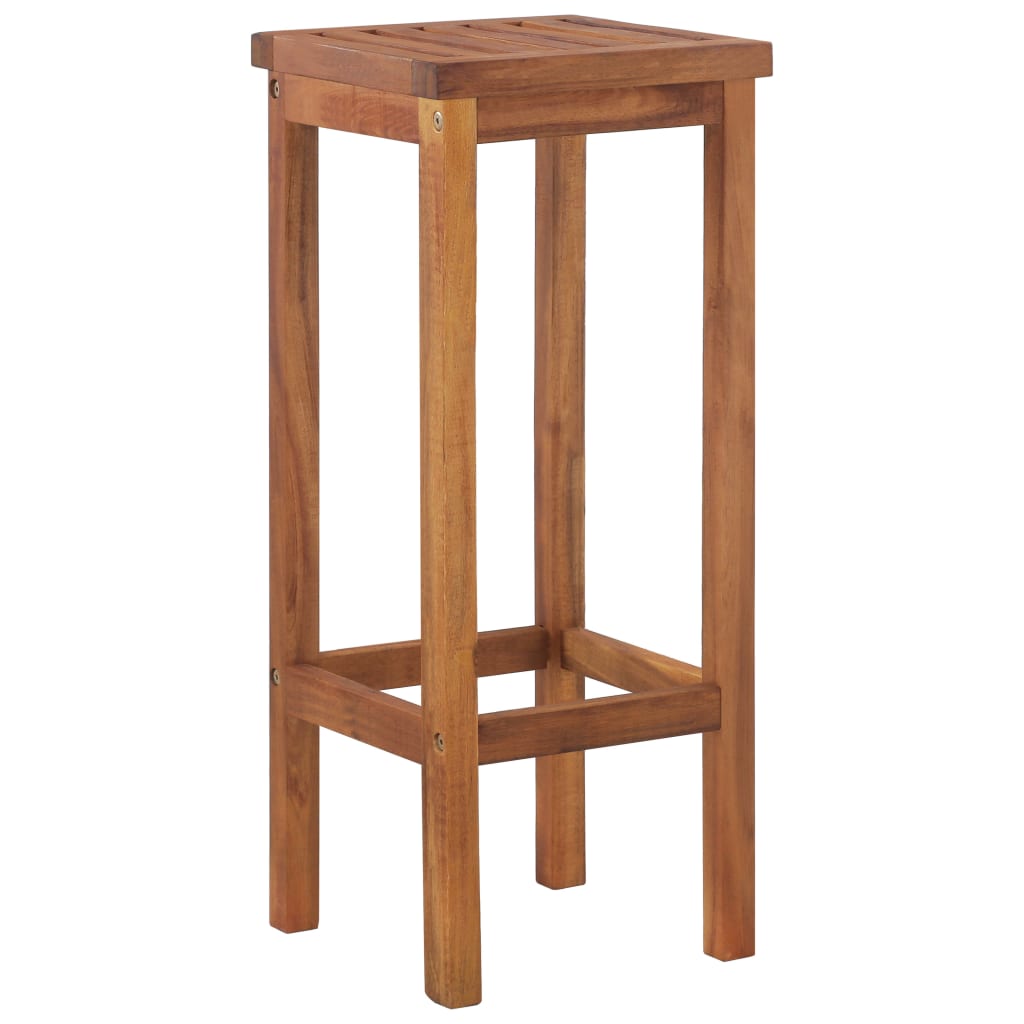 Garden Bar Set Acacia wood color Solid acacia wood Medium Tough