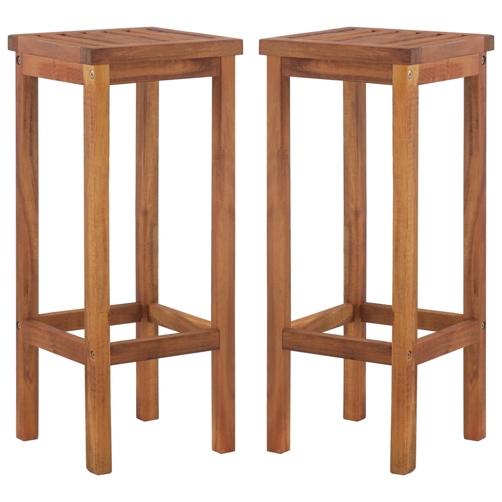 Garden Bar Set Natural wood Solid acacia wood with an oil finish