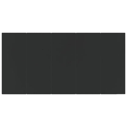 Dining Table Black Powder-coated steel Large Durable