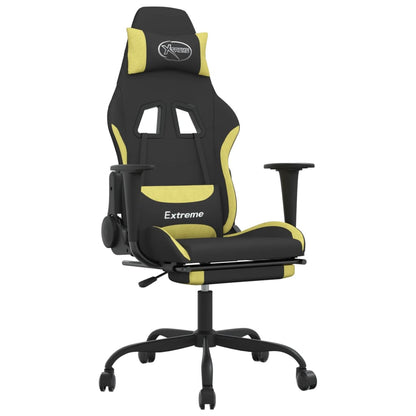 Gaming Chair Black and light green