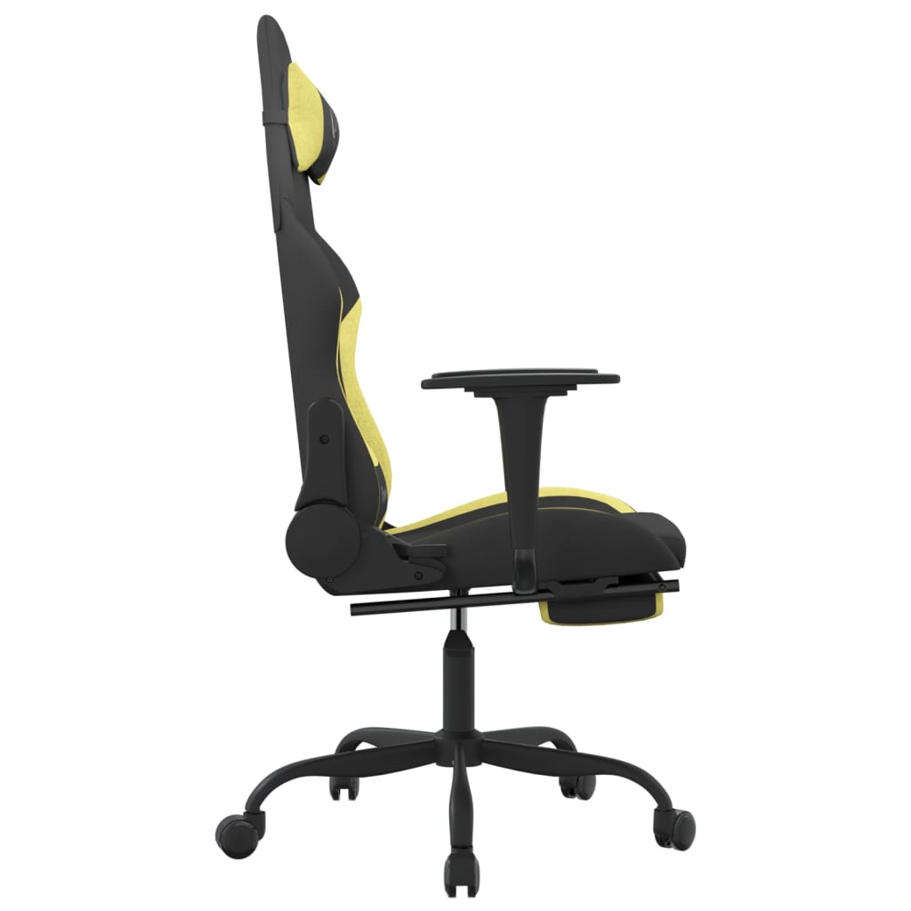 Gaming Chair Black and light green