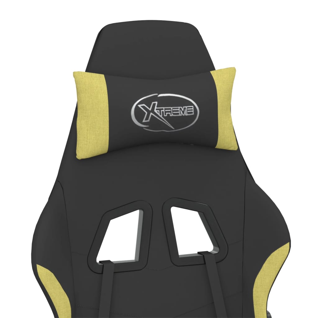 Gaming Chair Black and light green