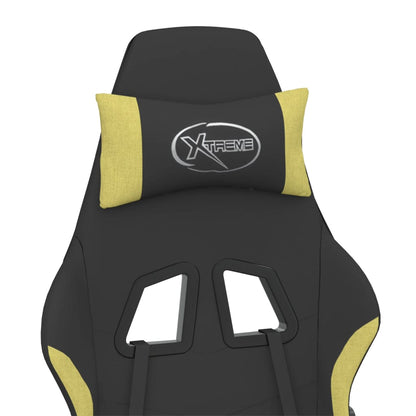 Gaming Chair Black and light green