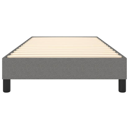 Bed Frame Dark grey Fabric (100% polyester), plywood, engineered wood